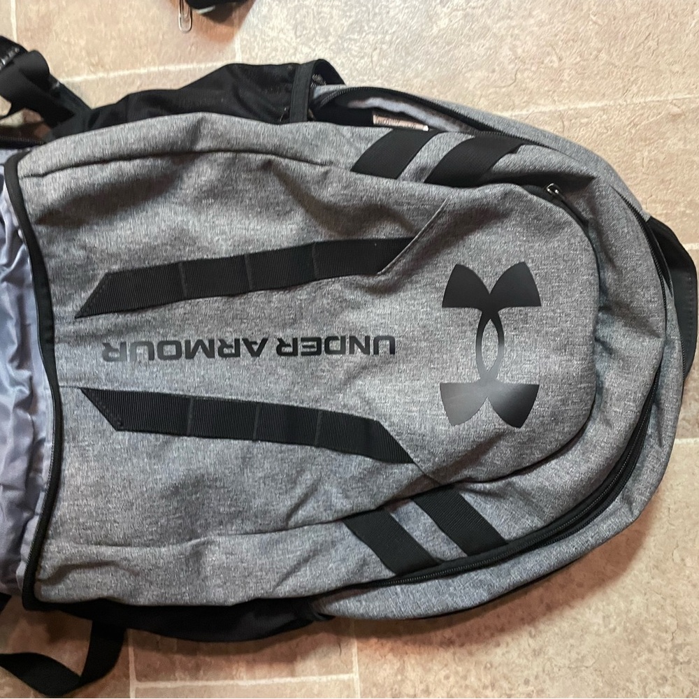 Under Armour Black and Gray Men's Backpack